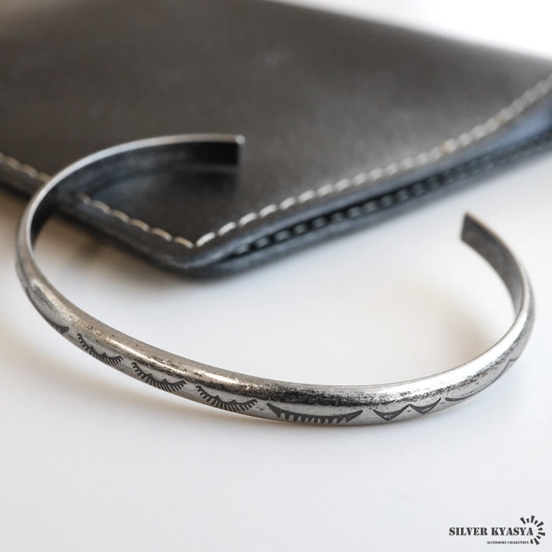 ステンレス アンティークバングル インディアンバングル ナバホ