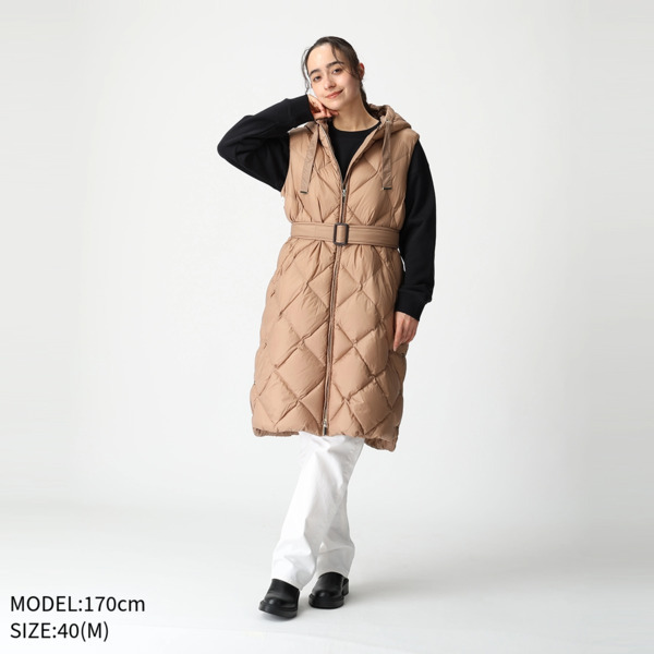 マックスマーラ ダウンジャケット コート ザキューブ トレギル ロング