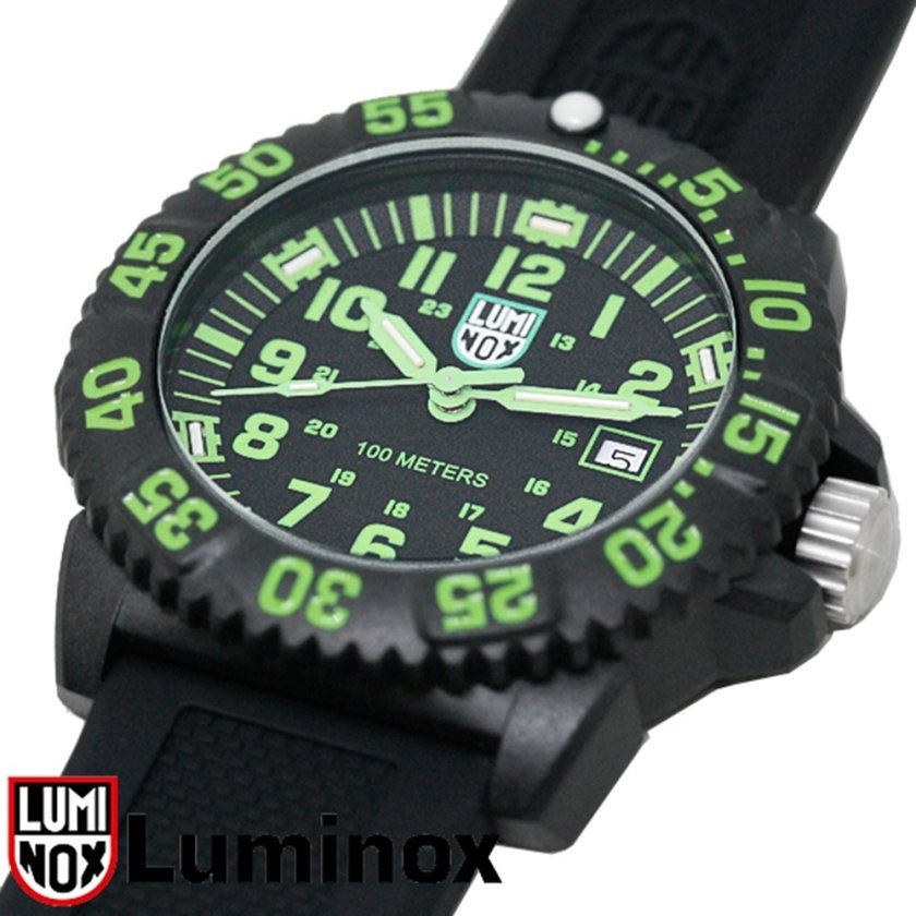 LUMINOX ルミノックス 腕時計 SEA LION メンズ ブラック・グリーン
