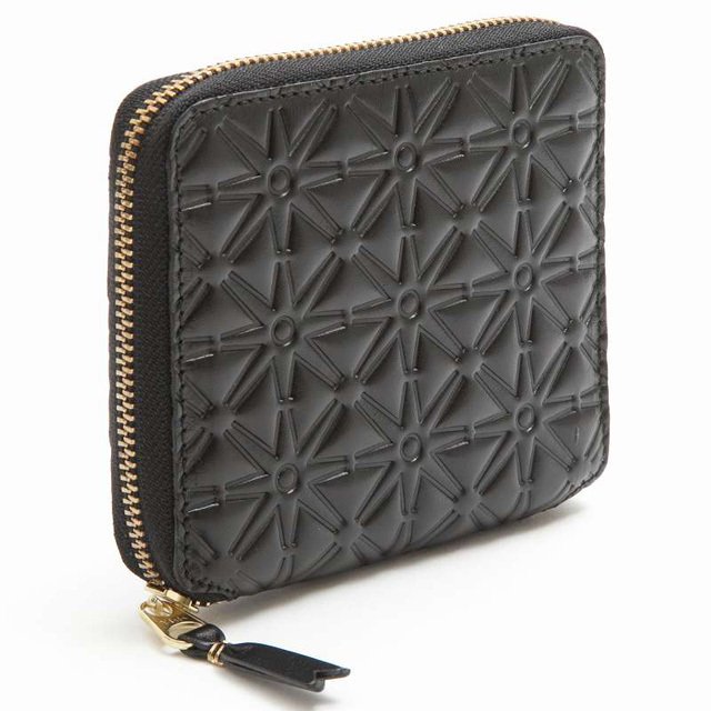 コムデギャルソン COMME des GARCONS 財布 エンボス ラウンド