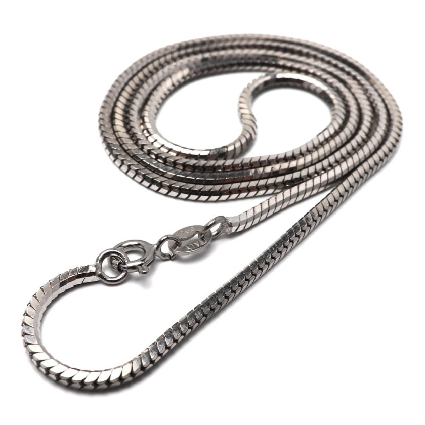 シルバー925 スネークチェーン ネックレス 幅1.8mm 45cm ネックレス