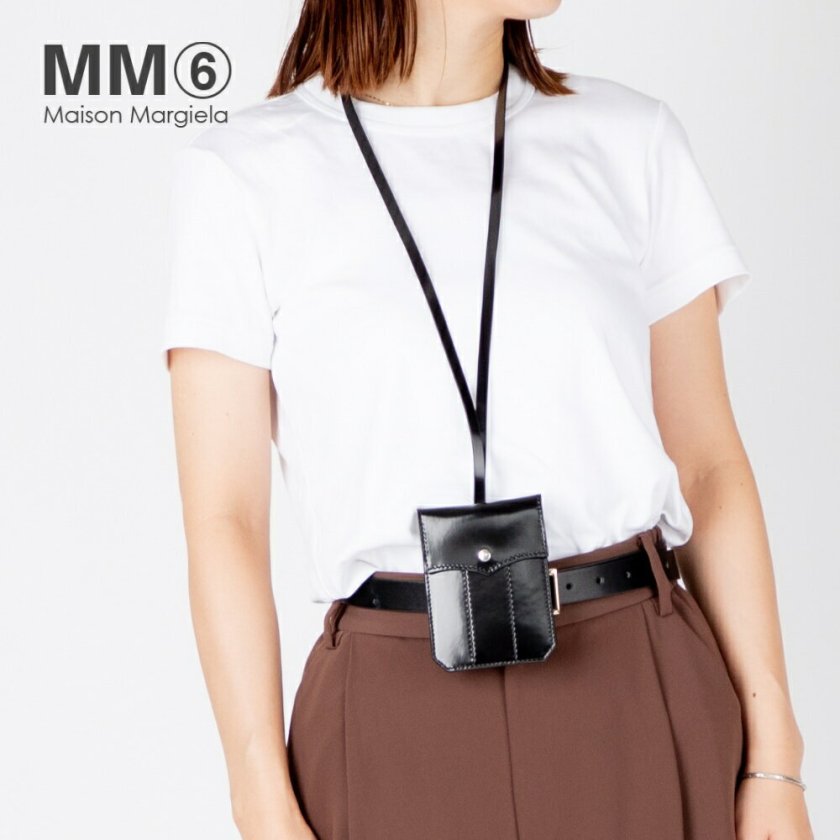 エムエム6 MM6 SA5VL0003 P4523 ネックポーチ レディース ファッション