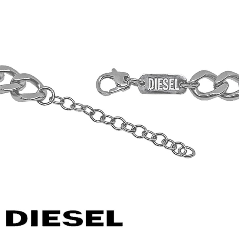 DIESEL ディーゼル メンズ ネックレス DX1412040 シルバー ステンレス