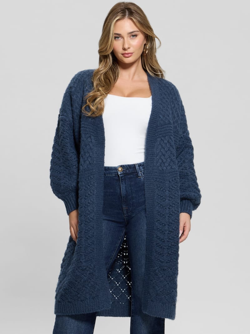 GUESS® Eco Valeria Mixed Stitch Cardigan