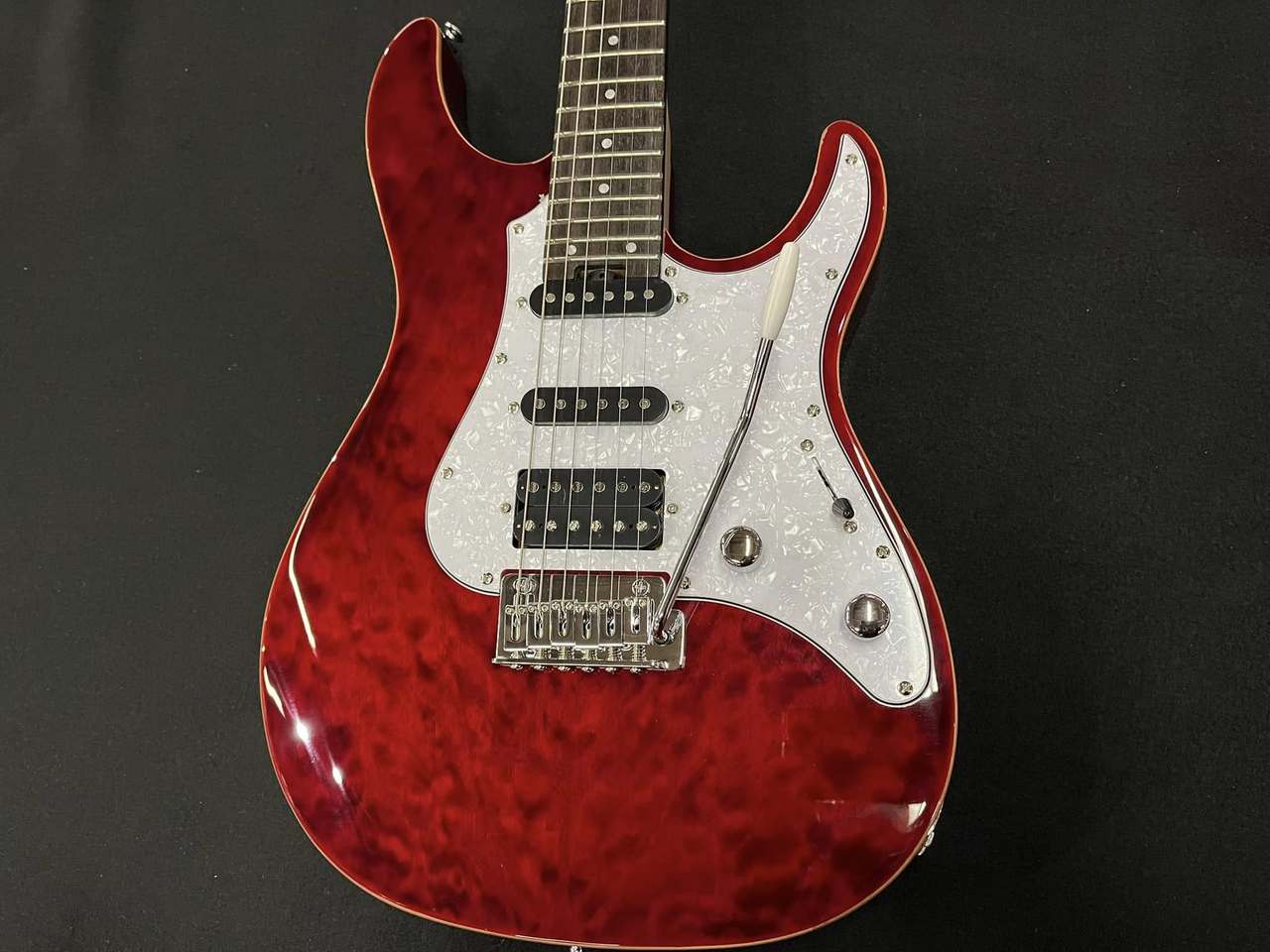 Grass Roots エレキギター 赤 24フレット EMG搭載 Grass Roots エレキ