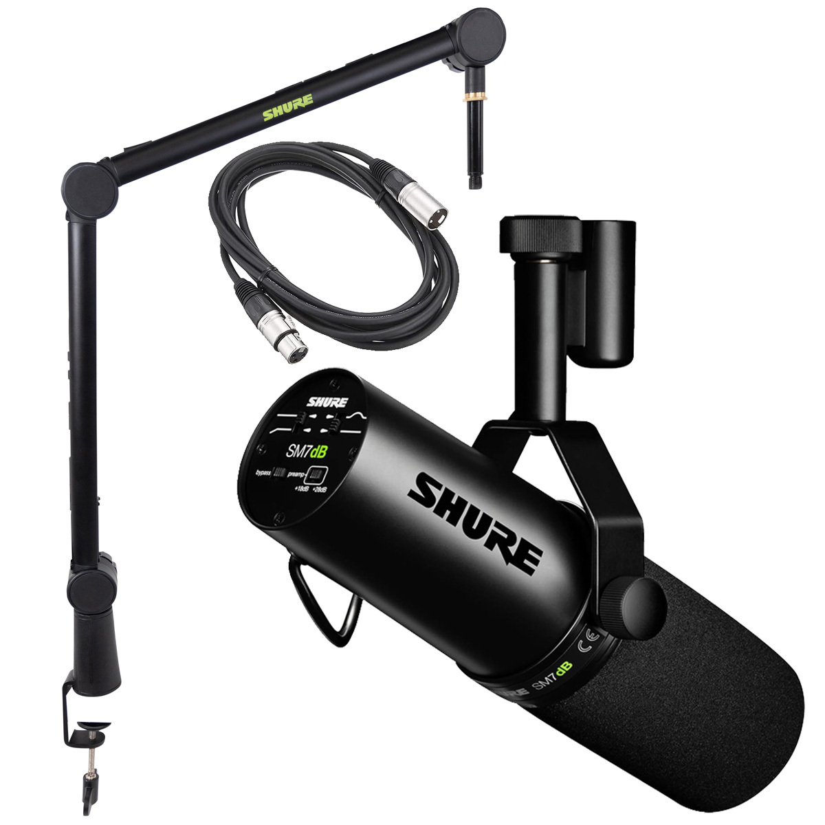 Shure SM7dB [SH-BROADCAST1 & 5mマイクケーブル セット] プリアンプ