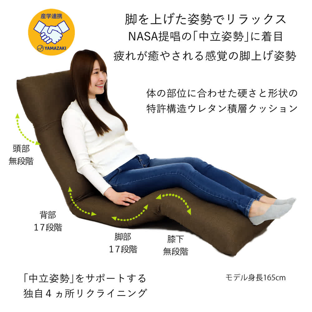 新タイプ】産学共同研究から生まれたネオボディサポートチェアII・幅