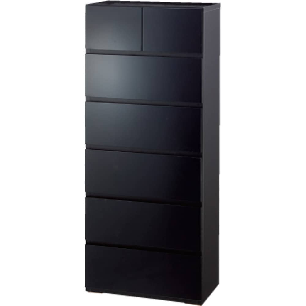 奥行30cm薄型ツヤツヤチェスト 幅50cm・6段 通販 - ディノス