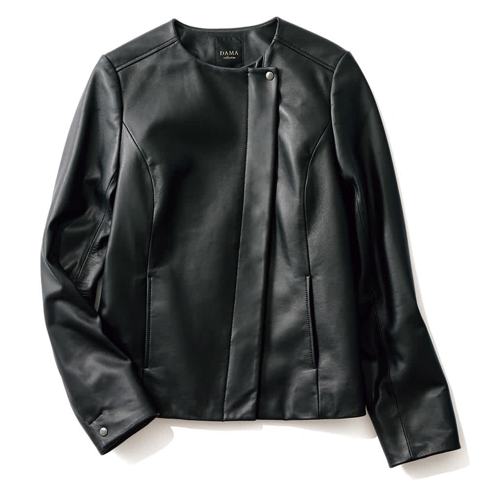 イタリアンラムレザー ライダースジャケット 通販 - ディノス