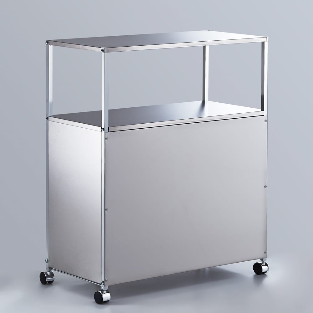 ステンレス作業台ワゴン ダスト3分別 幅73.5cm 通販 - ディノス