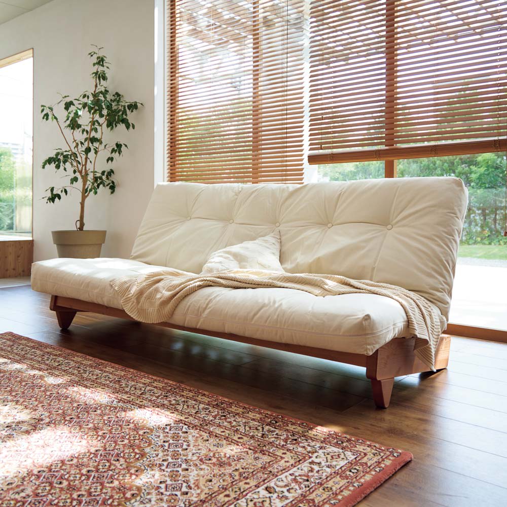 ヨーロッパ製ソファベッド Karup カーラップ（ブラウン・ダーク