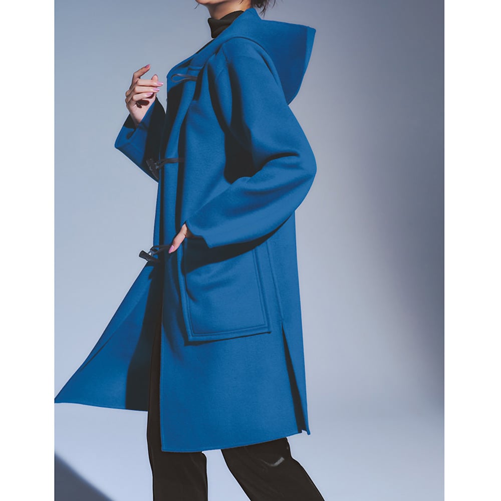 ウール混ダブルフェイス リバー縫製 ダッフルコート 通販 - ディノス