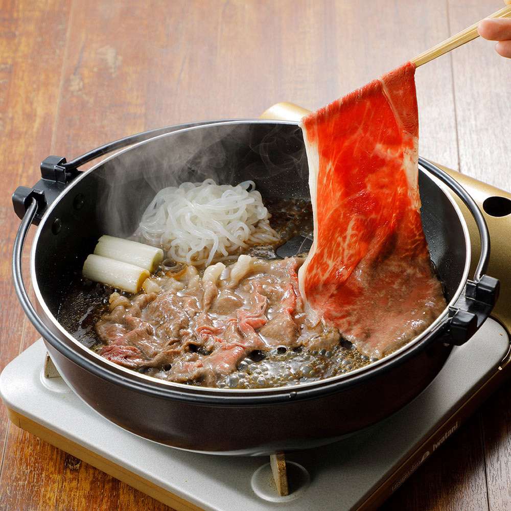 銀座吉澤 国産黒毛和牛1kg すき焼きセット 500gx2パック 通販 - ディノス