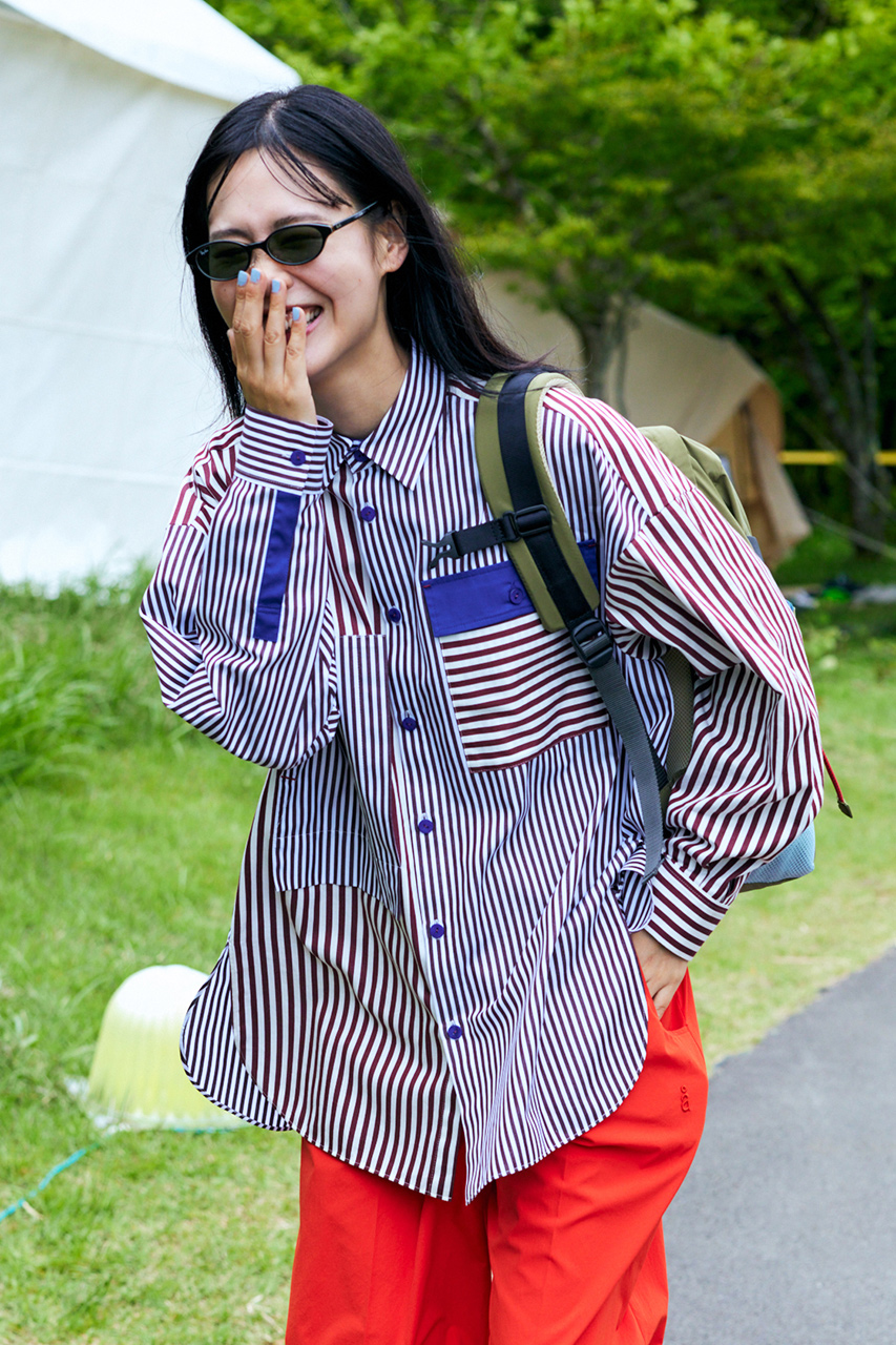 nagonstans/ナゴンスタンス｜一枚でサマになる「ストライプミックス