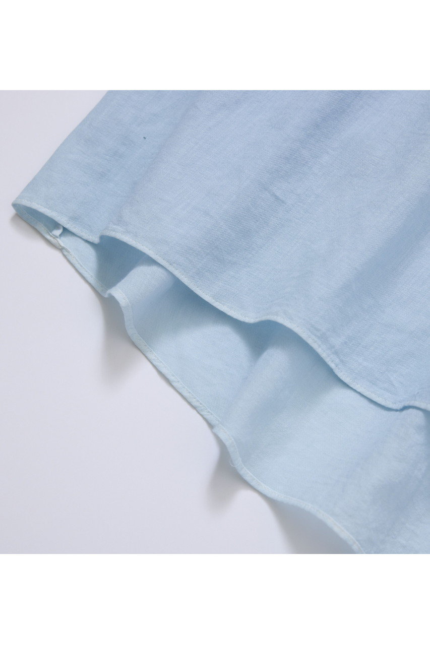 PRISTINE(プリスティン)｜カルゼブラウス(染)/サックス の通販