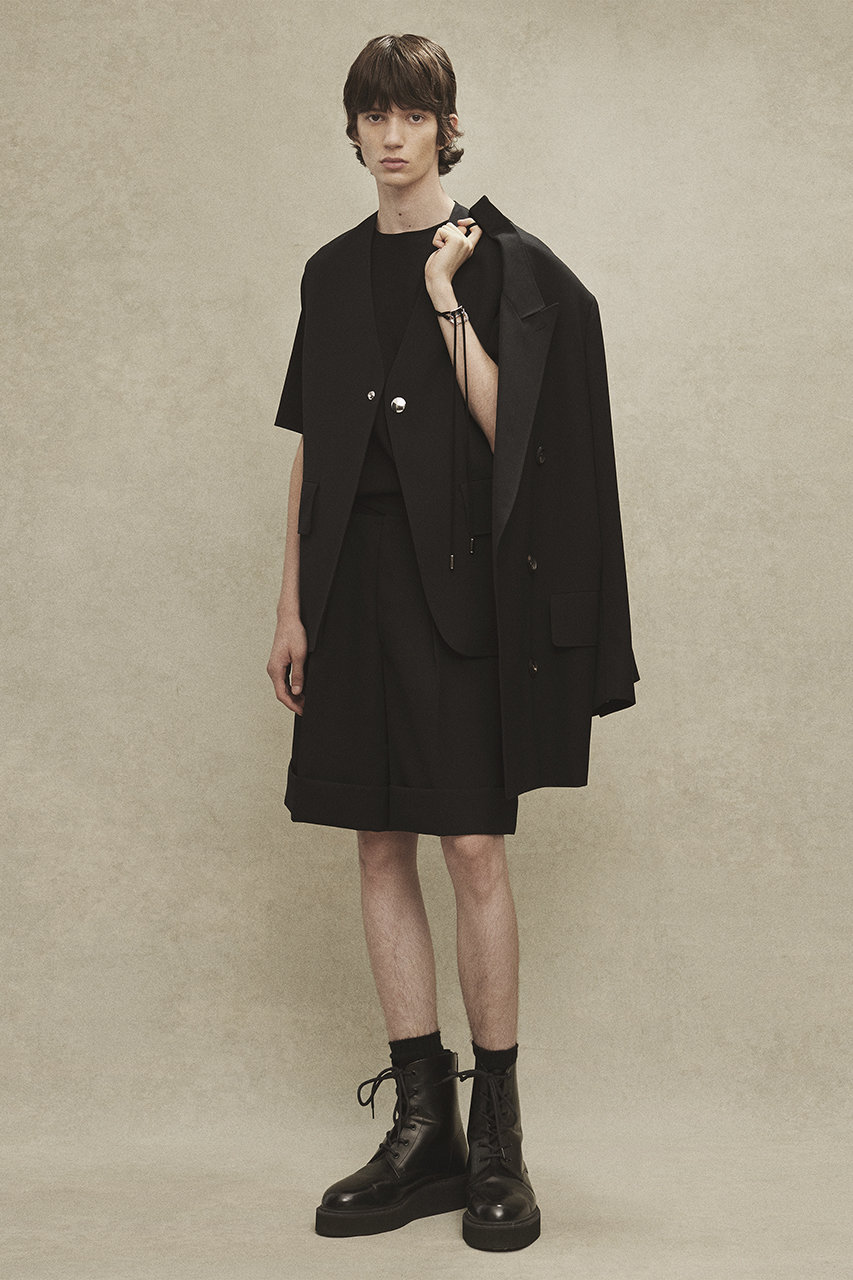 THE RERACS(ザ・リラクス)｜【MEN】グルカショートパンツ/ブラック の