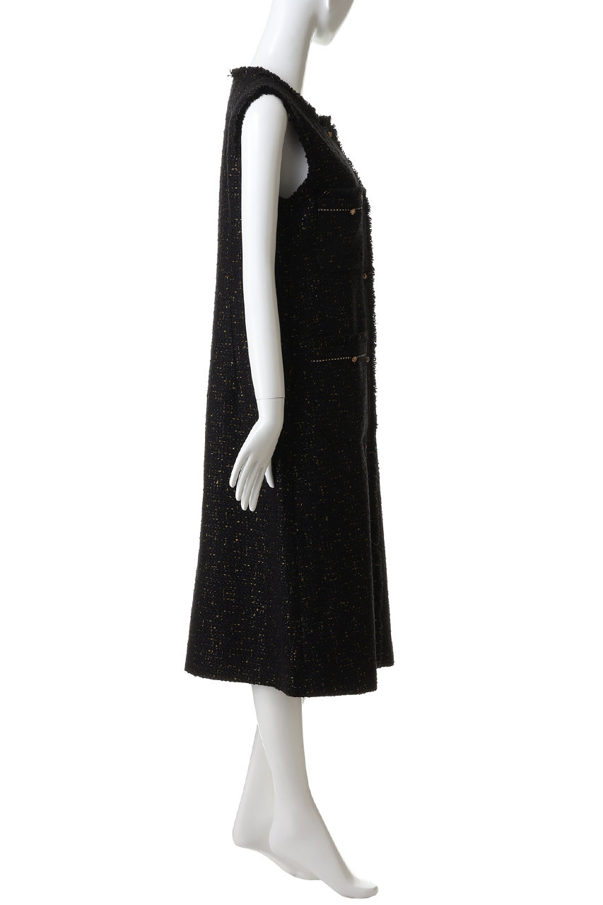 LANVIN en Bleu(ランバン オン ブルー)｜ツイードジレワンピース/オフ