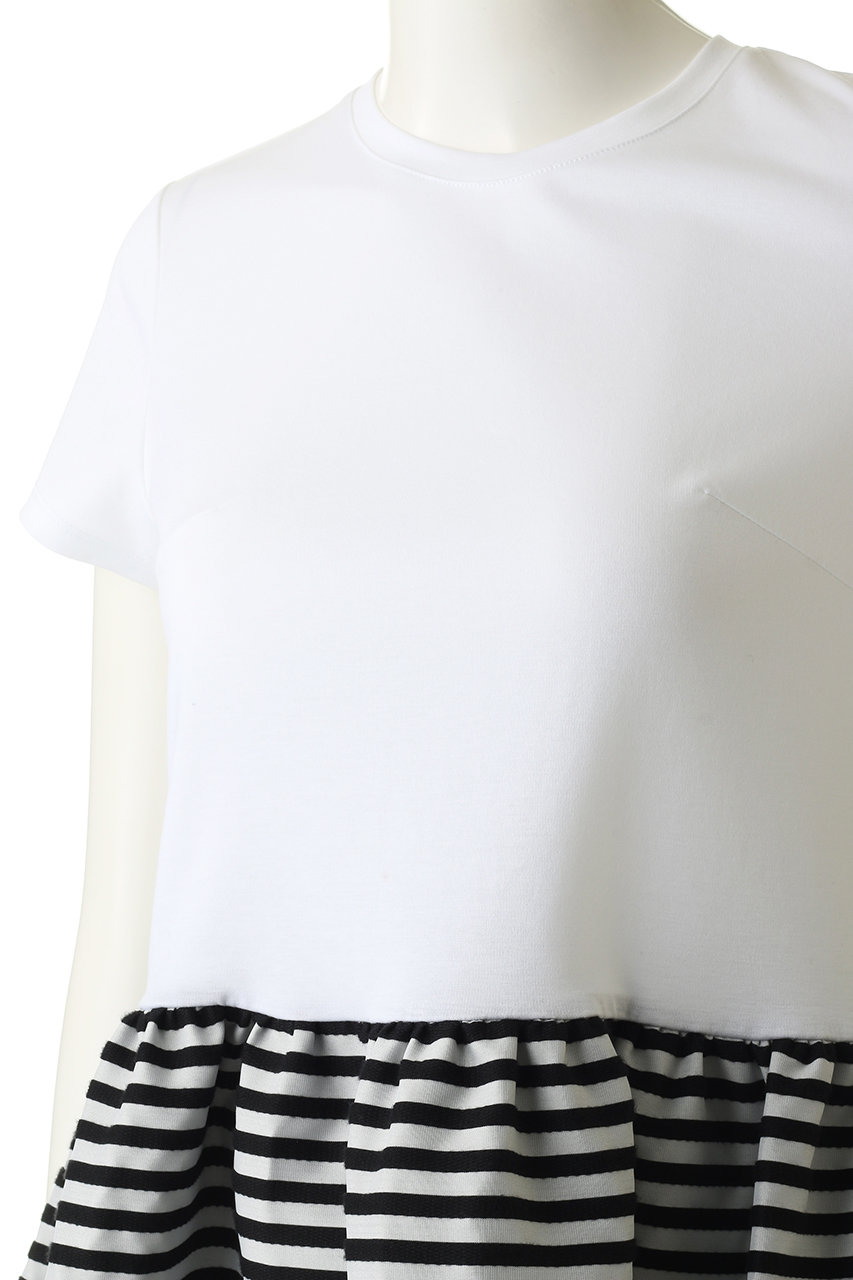 BORDERS at BALCONY(ボーダーズ アット バルコニー)｜ペプラムTシャツ