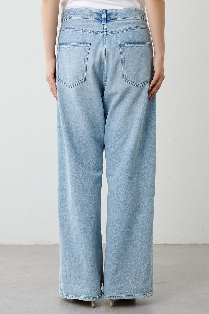 Whim Gazette(ウィム ガゼット)｜ドロストデニムパンツ/ブルー の通販