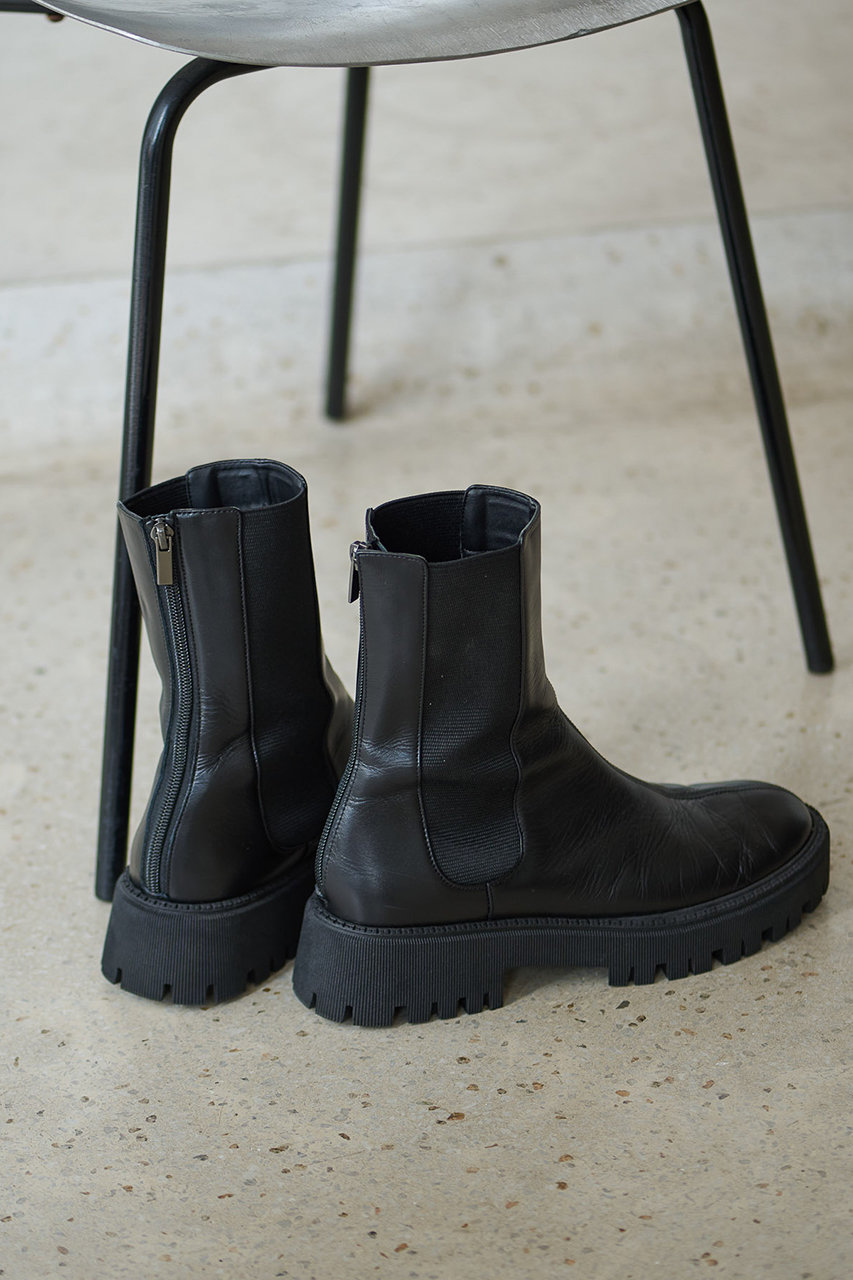 Whim Gazette(ウィム ガゼット)｜【THE PAUSE】レザーサイドゴアブーツ