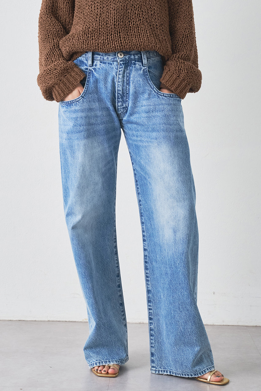 楽天ポイント還元】Whim Gazette ポケットデニムパンツ (ブルー, 36