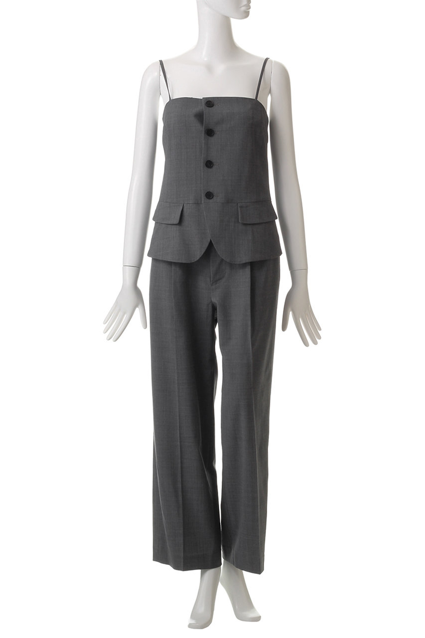 HELIOPOLE(エリオポール)｜ジャンプスーツ(コンビネゾン)/グレー の