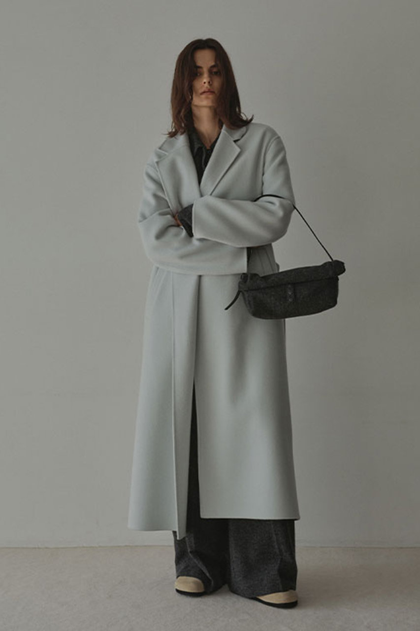 ETRE TOKYO(エトレトウキョウ)｜メルトンロングリバーコート/ライト