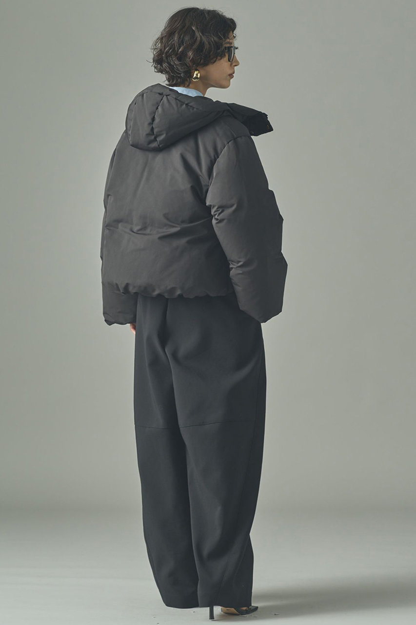 Curensology(カレンソロジー)｜2WAYフードダウンジャケット/ブラック