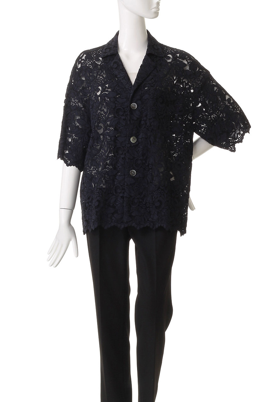 THIRD MAGAZINE(サードマガジン)｜レースジャケットブラウス/オフ