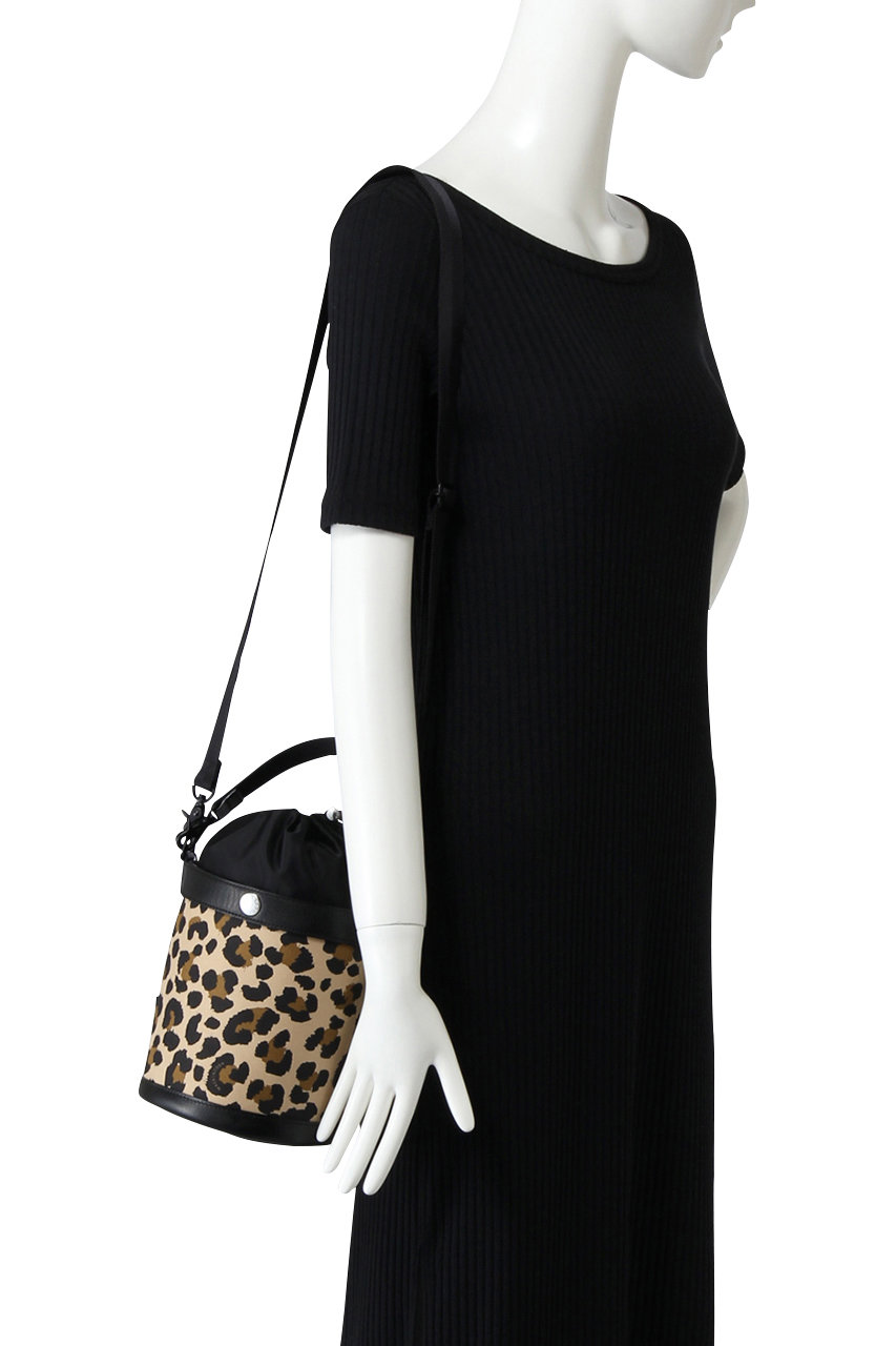 MACKINTOSH(マッキントッシュ)｜レザー×レオプリント ミニバケット