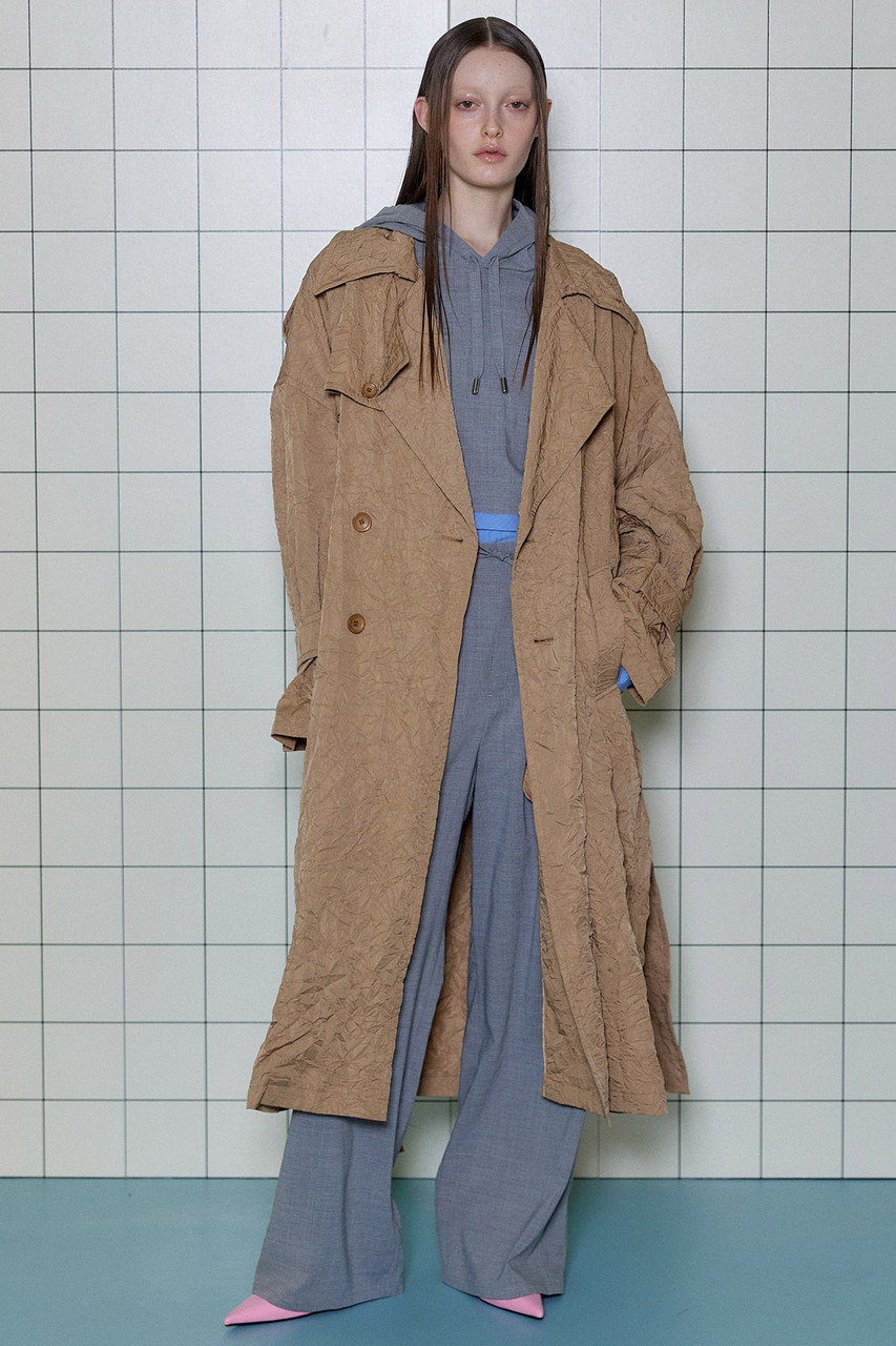 MAISON SPECIAL(メゾンスペシャル)｜Washer Pleats Trench Coat