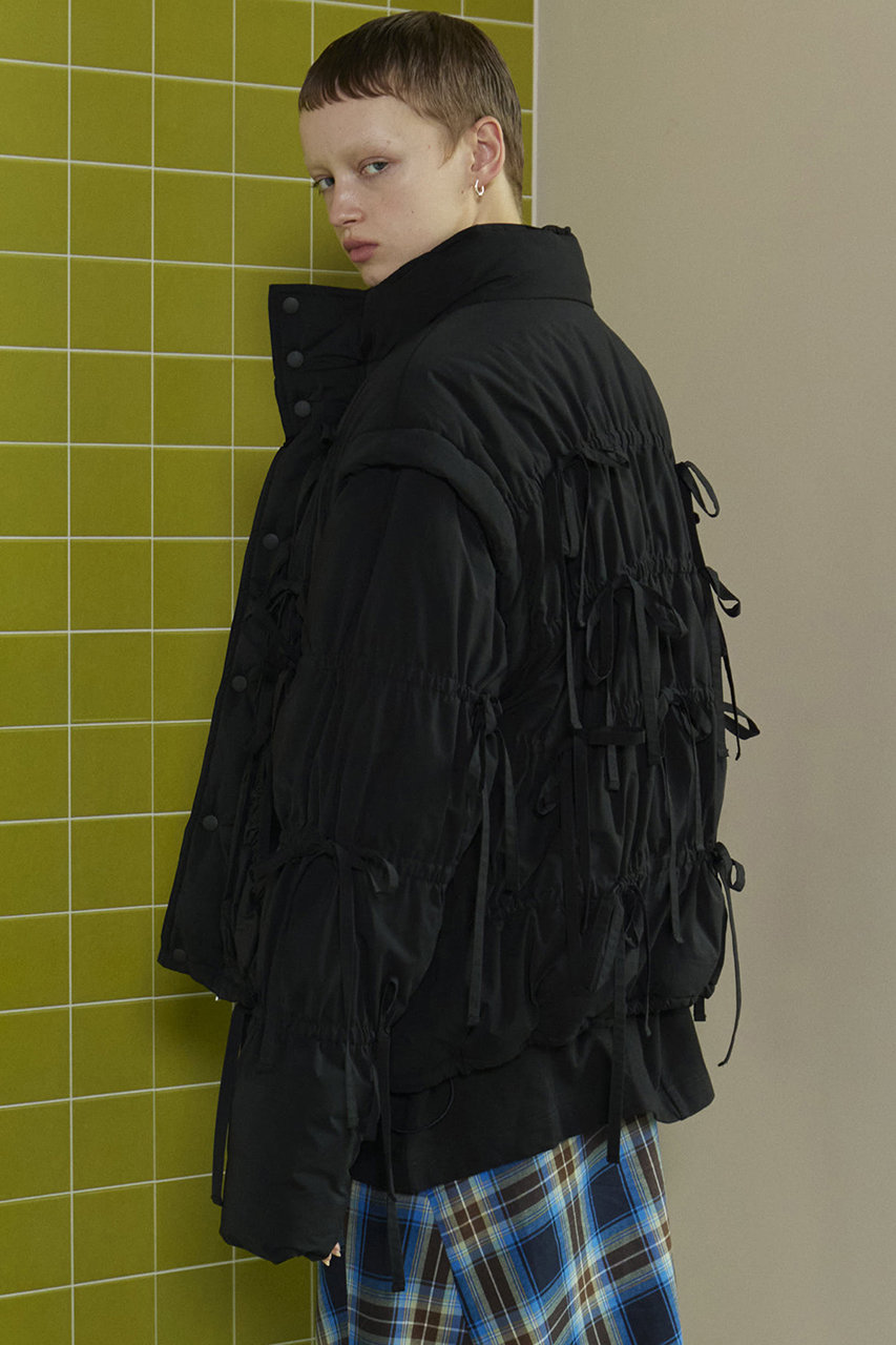 MAISON SPECIAL(メゾンスペシャル)｜2way Ribbon Puffer Jacket/2WAY