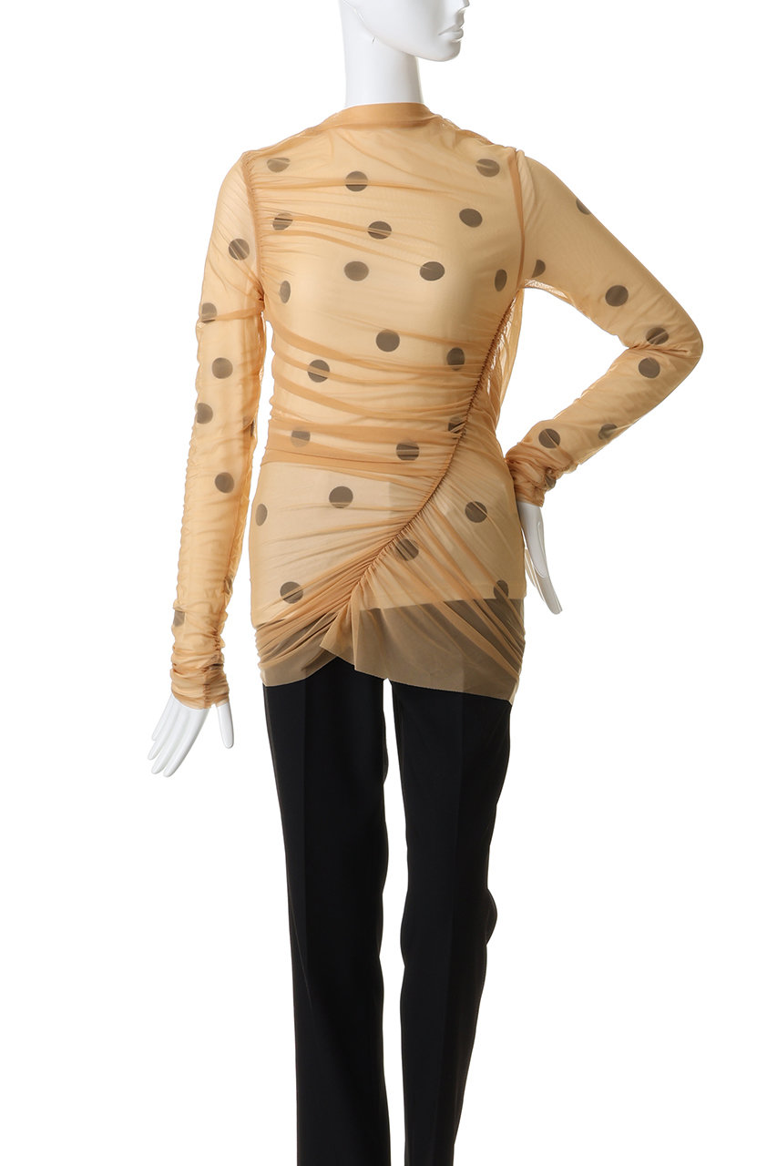 MAISON SPECIAL(メゾンスペシャル)｜Sheer Dot Layered Tops/シアー