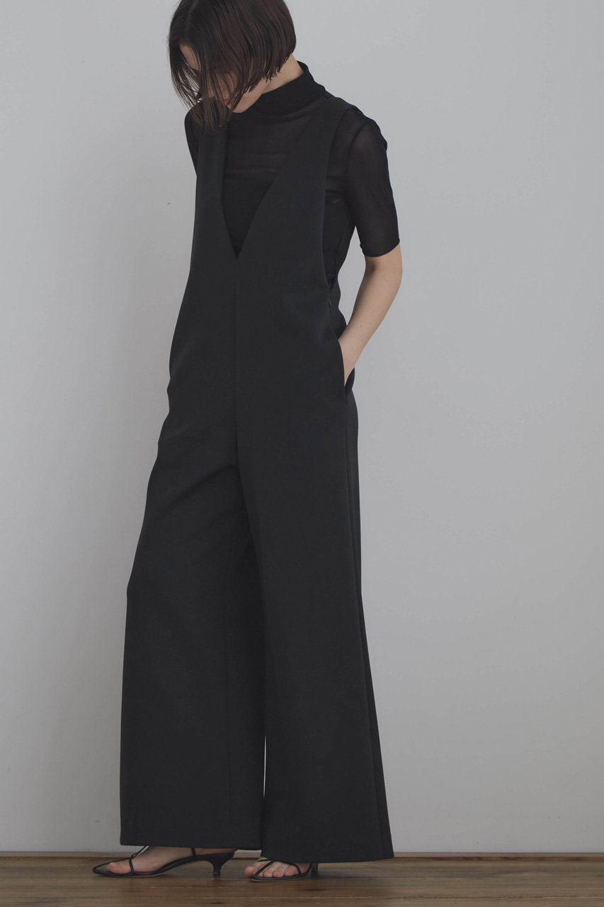 LE PHIL(ル フィル)｜スキューバジャージーサロペット/ブラック の通販