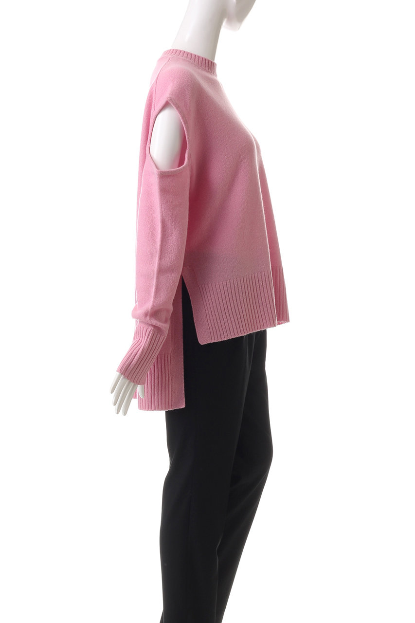 LE PHIL(ル フィル)｜ウールカシミアスリットニット/グレー の通販