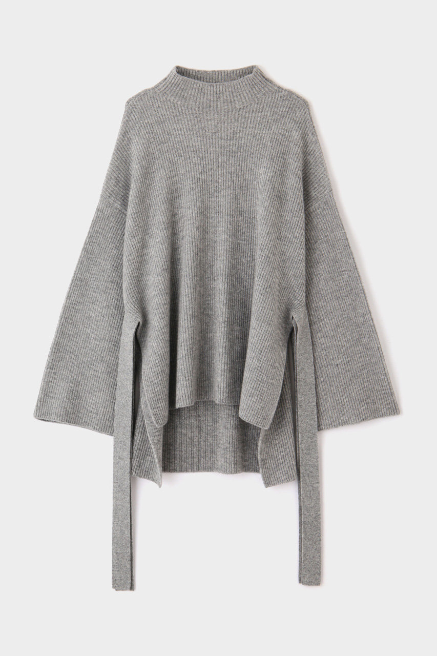 LE PHIL(ル フィル)｜ウールカシミアベルテットニット/グレー の通販