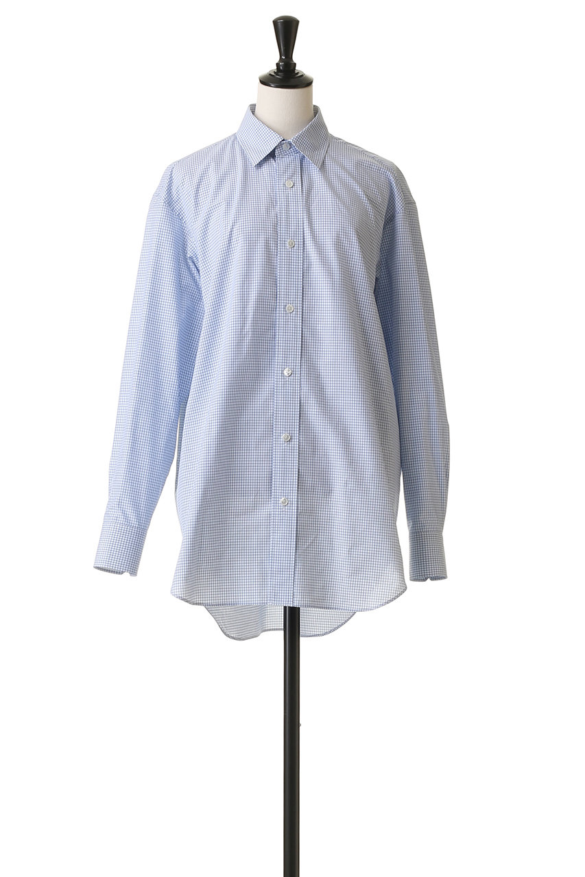 BLAMINK(ブラミンク)｜チェックレギュラーシャツ/ライトブルー の通販
