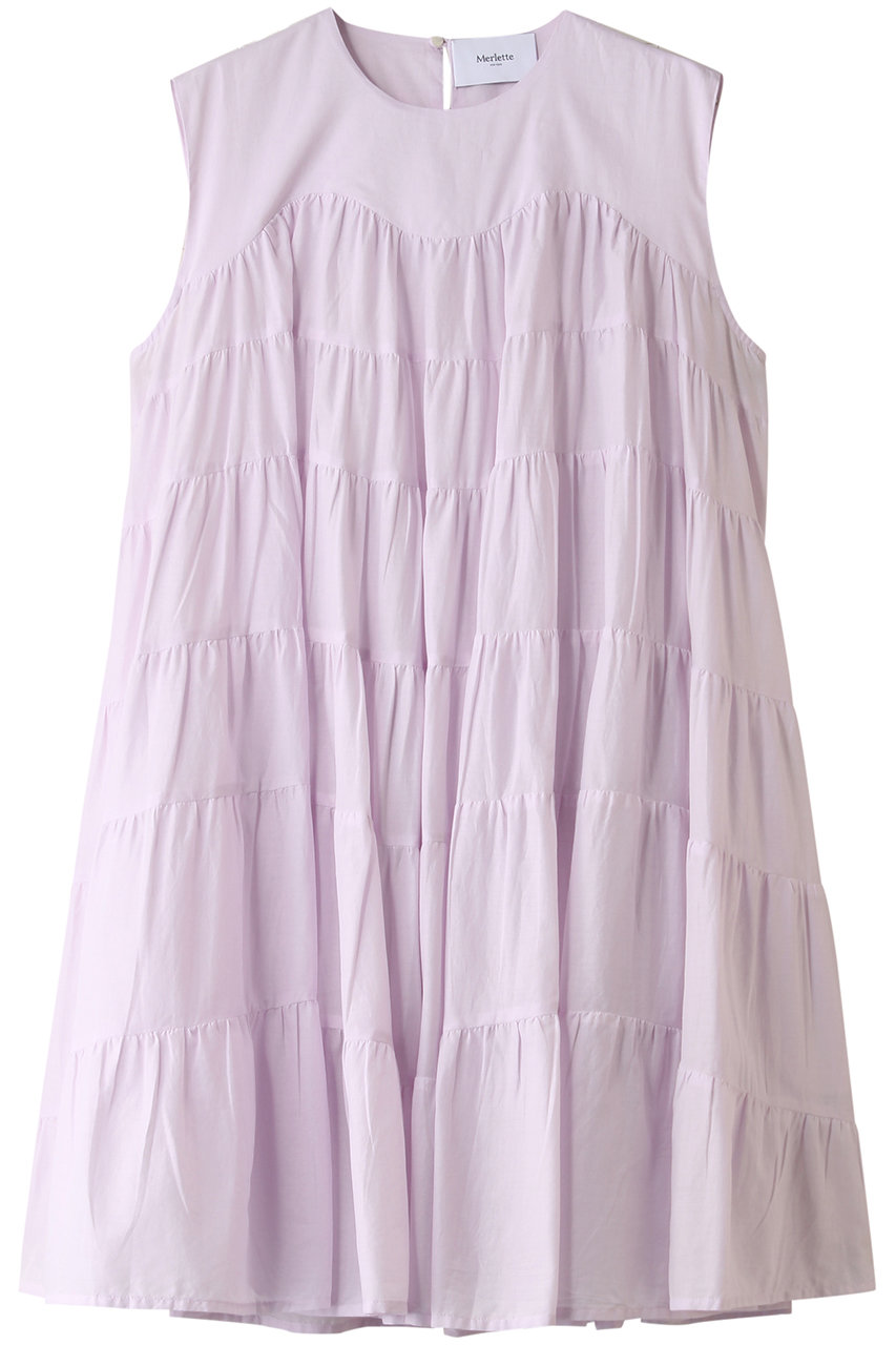 Merlette(マーレット)｜LANAI ノースリーブティアードミニドレス