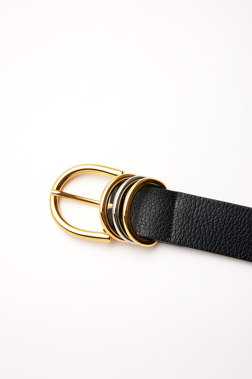 aLORS(アロー)｜【予約販売】Cintura anello di enigma ベルト/Nero