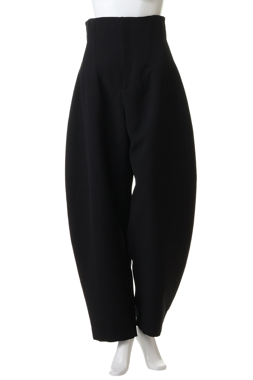 HER.(ハー)｜ハイウエストカーブパンツ/ブラック の通販｜ELLESHOP