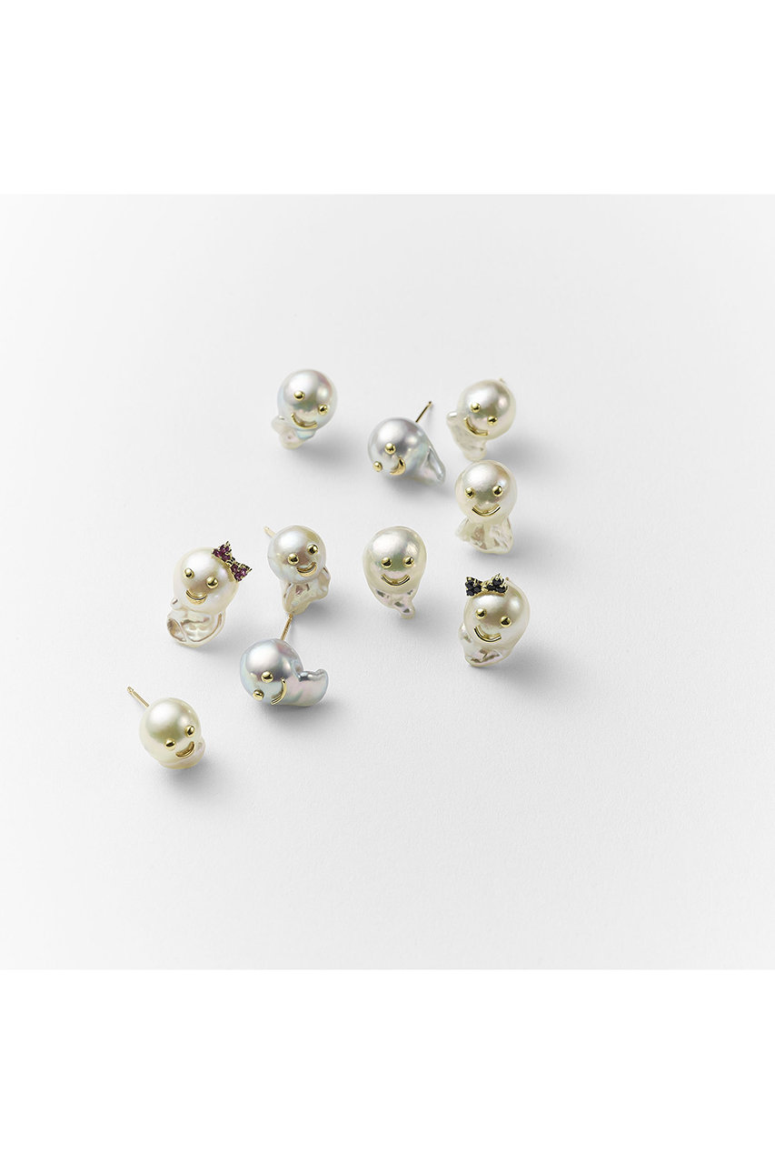 CADEAUX(カドー)｜ミニオバケちゃんシングルピアス（片耳用）/ゴールド