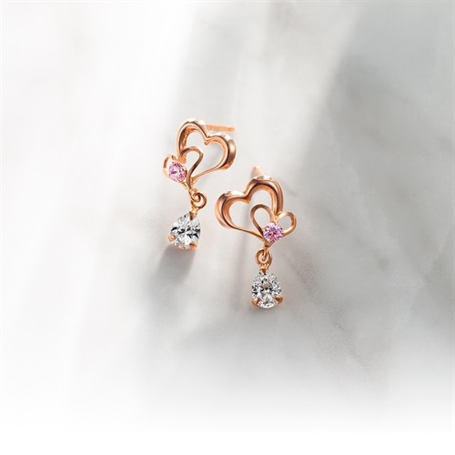 ピンクゴールドピアス | 【公式】4℃ジュエリー オンラインショップ