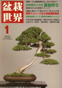 盆栽世界 1月号 (発売日2009年12月05日) | 雑誌/定期購読の予約はFujisan