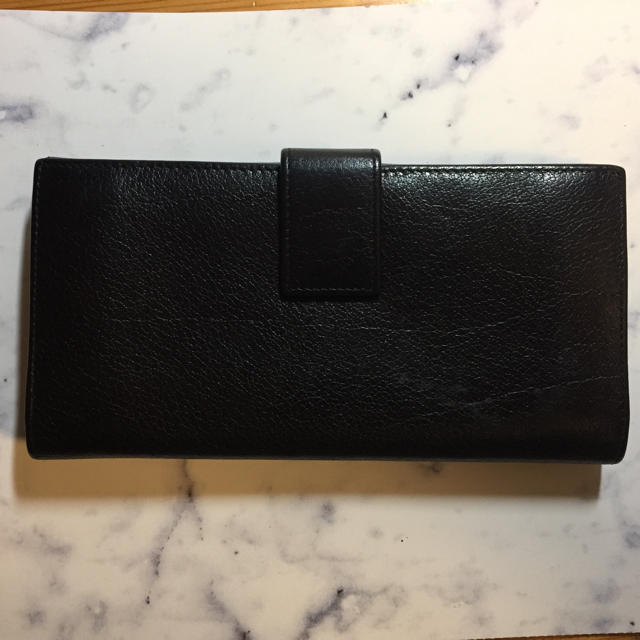 SAINT LAURENT - イヴサンローラン ヴィンテージ スタッズ 長財布 黒の