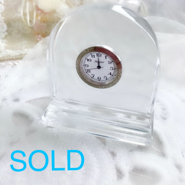 Baccarat - バカラ 置時計 クリスタル Baccaratの通販 by 葵's SHOP