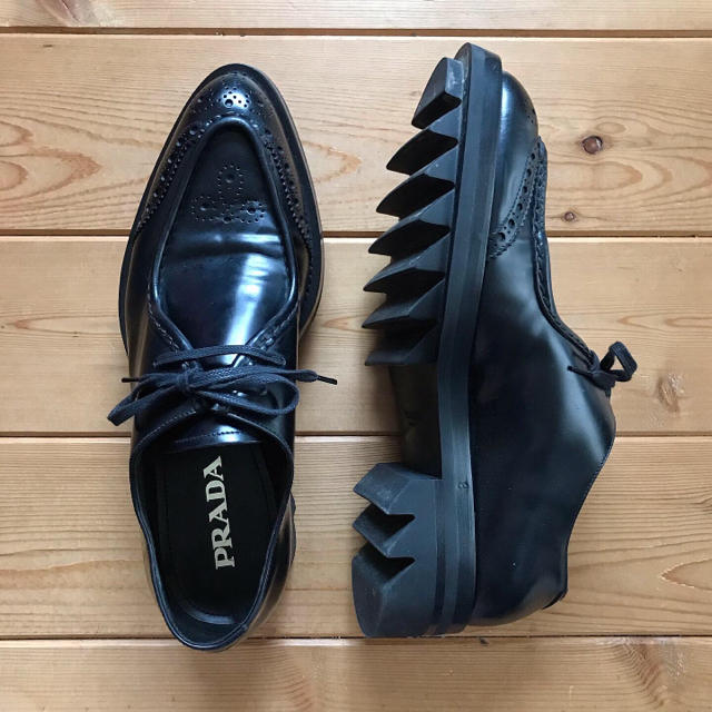 PRADA - 13AW PRADA シャークソール シューズ UK8の通販 by MOA's shop