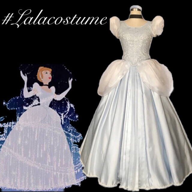 シンデレラ アニメ版 豪華ドレス 衣装 コスプレ Dハロの通販 by