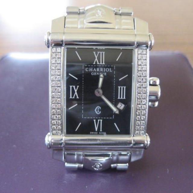 CHARRIOL - ダイヤ 64ポイント シャリオール 紳士時計の通販 by 傷
