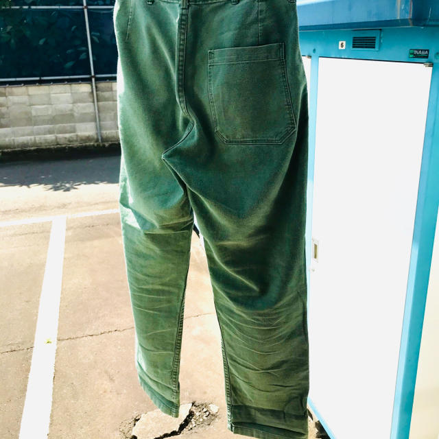 60s スウェーデン軍 ヴィンテージ ユーティリティ パンツ コットンの