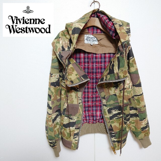 Vivienne Westwood - vivienne westwood MAN 迷彩柄デザインブルゾンの